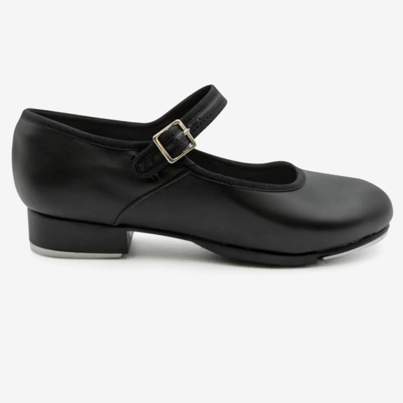 Capezio 3800 Black Leather Mary Jane Tap Shoes, Women's 9W - Picture 15 of 15
